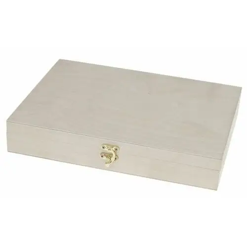 Peewit Pudełko drewniane 32x23,5x6,2 a4 szkatułka na biżuterię ozdoby pamiątki decoupage