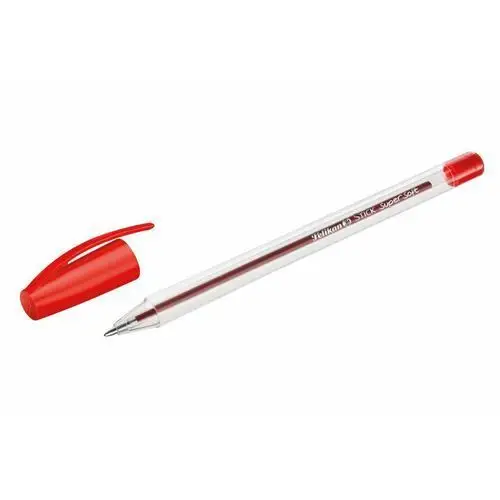 Długopis Stick Super Soft K86 1mm czerw PELIKAN - czerwony