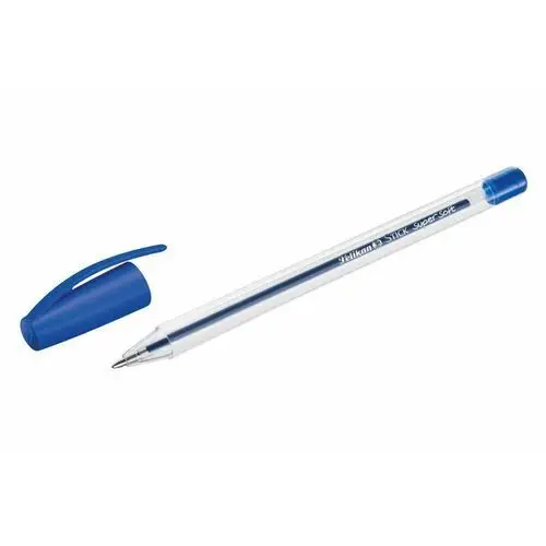 Długopis Stick Super Soft K86 1mm nieb PELIKAN - niebieski, kolor niebieski