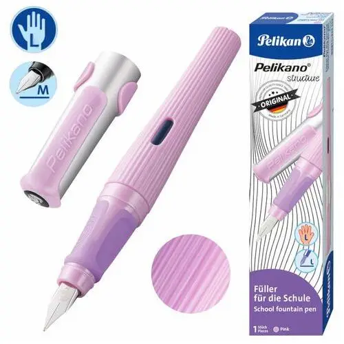 Pióro wieczne dla leworęcznych Pelikano Structure P480 Pink PELIKAN