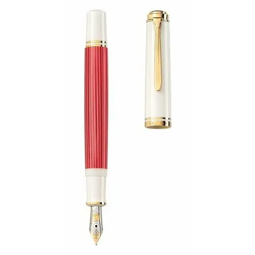 Pelikan pióro wieczne m souverän m600 red-white