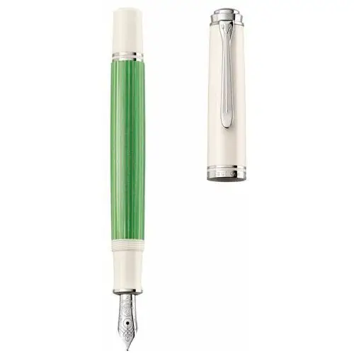 Pelikan Pióro wieczne m605 ef souveran zielono-biały