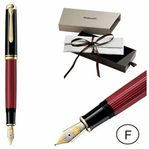 Pelikan Pióro wieczne souverän m800 tłoczek f black-red