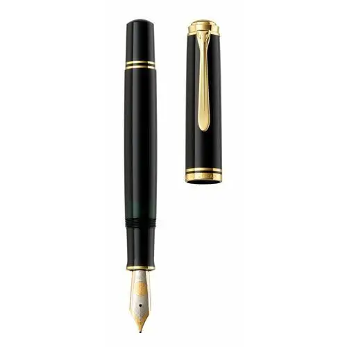 Pelikan souverän m800 black pióro wieczne ef tłoczek