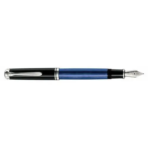 Pelikan souverän m805 pióro wieczne ef black-blue tłoczek