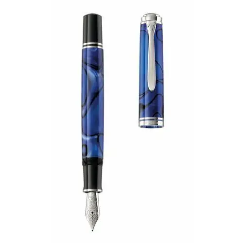 Pelikan souverän m805 pióro wieczne ef blue dunes tłoczek