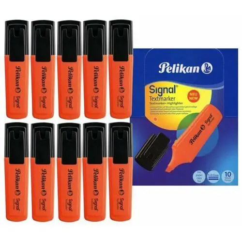 Zakreślacz fluo marker mazak Signal 496 PELIKAN 10szt