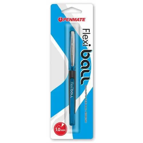Penmate , długopis flexi ball niebieski, blister