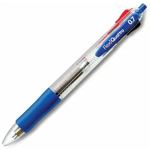 Długopis Flexi Quattro 4-Kolorowy 0,7Mm (Czarny, Czerwony, Niebieski, Zielony), Penmate, kolor wielokolorowy