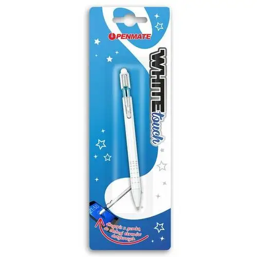 Penmate, długopis metalowy white touch penmate blister