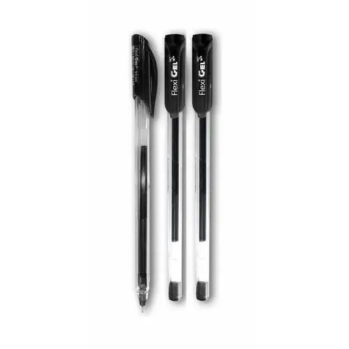Penmate , długopis żelowy flexi gel penmate czarny 3 szt