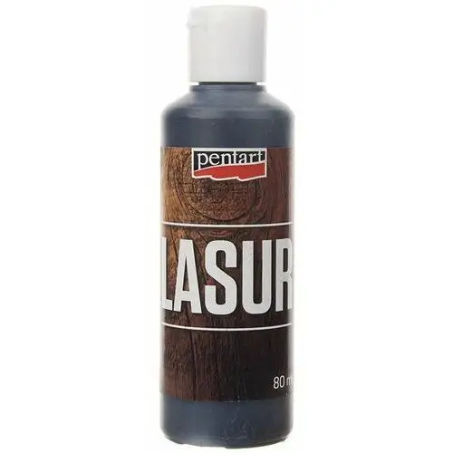 Bejca do drewna Lasur heban ebony 80ml - Pentart