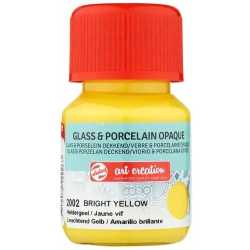 Farba Do Szkła I Ceramiki Glass & Porcelain Opaque 30 Ml Bright Yellow, Art Creation