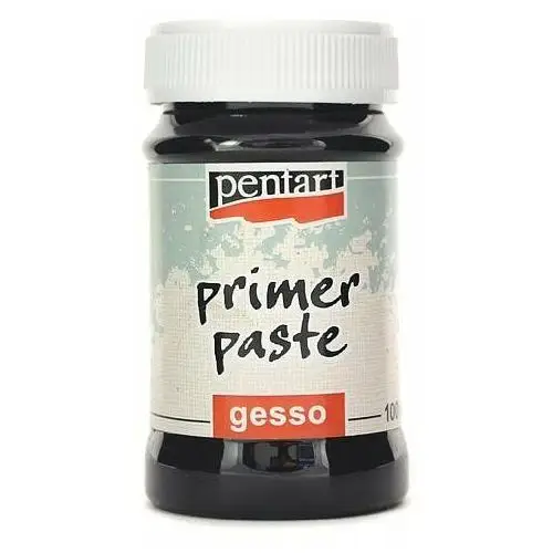 Pasta gruntowa akrylowa GESSO Pentart 100 ml czarna