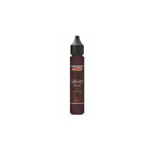 Pentart velvet proszek aksamit 30ml czerwień granatu