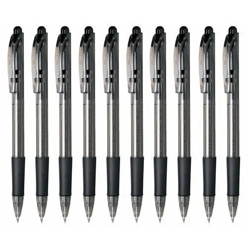Pentel Długopis wow! bk417 - czarny - 10 szt