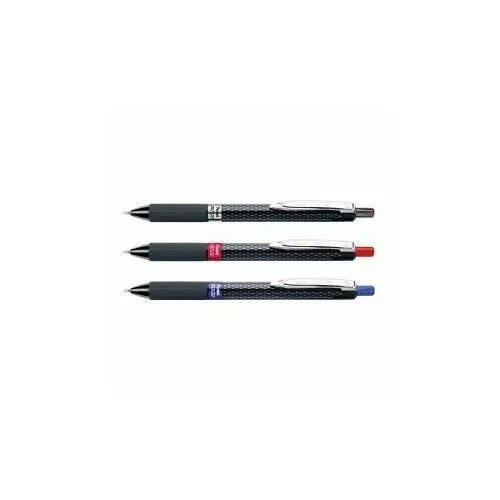 Pentel, Długopis Żelowy K497, Czarny, kolor czarny