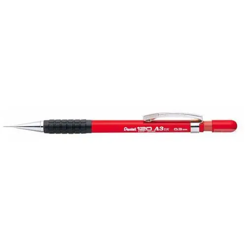 Ołówek automatyczny a313 0.3 mm czerwony, czerwony Pentel