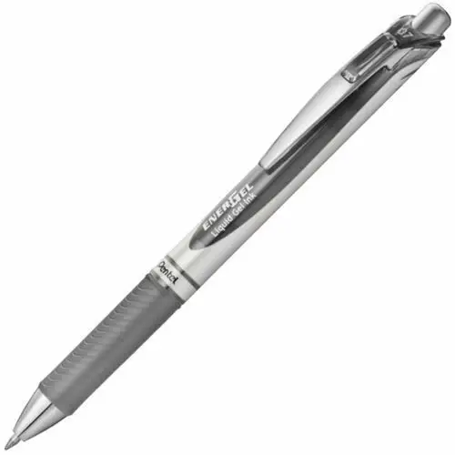 Pentel Pióro kulkowe energel liquid bl77 szare