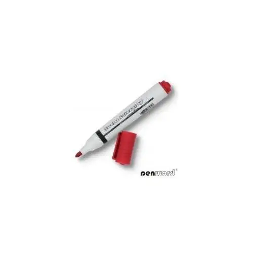 Penword Marker suchościeralny czerwony (12szt)