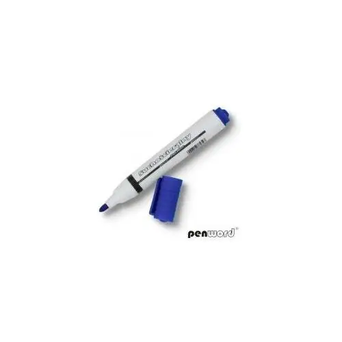 Marker suchościeralny niebieski (12szt) Penword