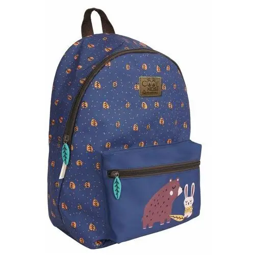 Plecak szkolny dla dziewczynki ciemnoniebieski Rozette