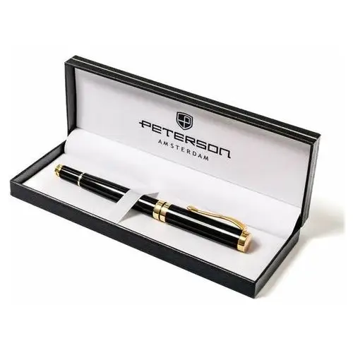 Peterson długopis metalowy w eleganckim pudełku zestaw prezentowy