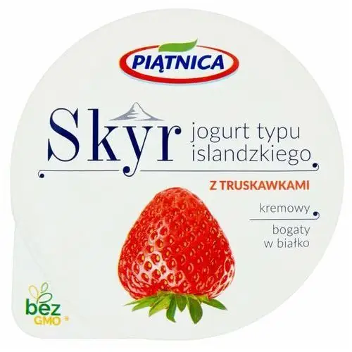 Skyr jogurt typu islandzkiego z truskawkami 150 g Piątnica