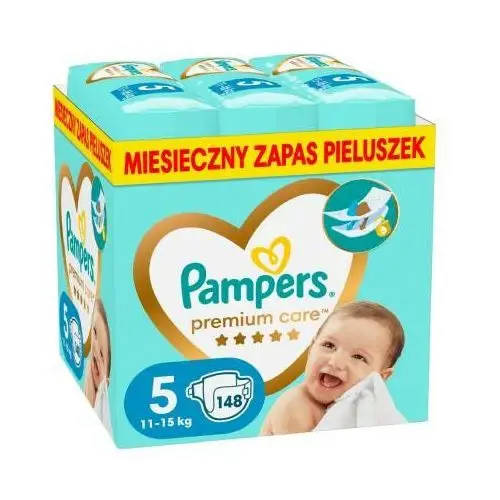 Pieluszki Pampers Premium Care 5 11-16 kg 148 szt