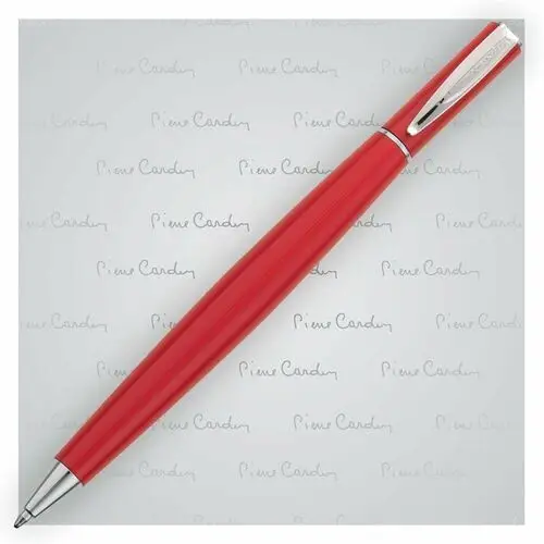 Pierre cardin Długopis metalowy matignon, czerwony