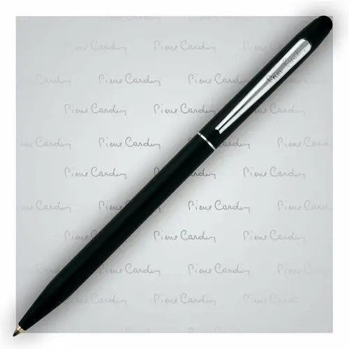 Długopis metalowy touch pen, Pierre Cardin Adeline, czarny, kolor czarny