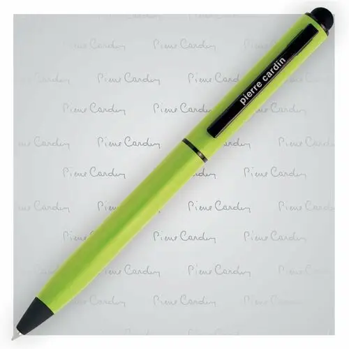 Pierre cardin Długopis metalowy touch pen, celebration, jasnozielony