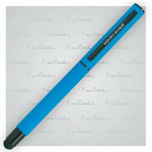 Pierre cardin Pióro kulkowe touch pen, soft touch celebration jasno niebieski - jasny niebieski