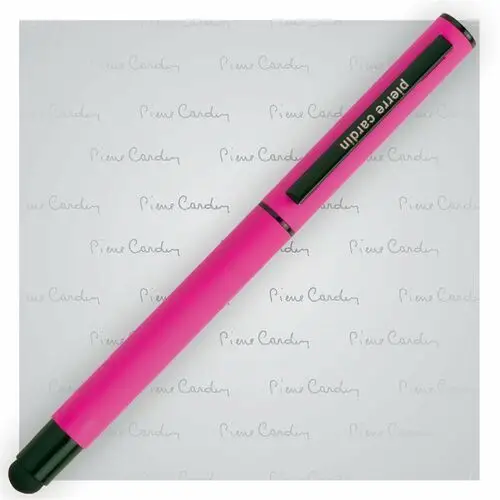 Pierre cardin Pióro kulkowe touch pen, soft touch celebration różowe - różowy