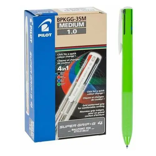 Długopis Automatyczny 4 Kolorowy Pilot Bpkgg-35m