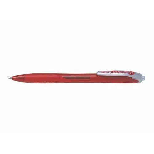 Długopis automatyczny olejowy, Rexgrip, czerwony