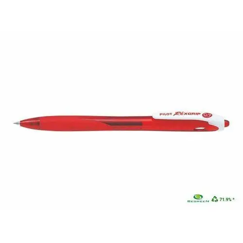 Długopis automatyczny REXGRIP olejowy 0,7 F PILOT - czerwony