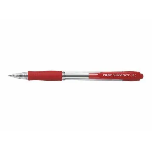 Długopis olejowy SUPER GRIP, czerwony, kolor czerwony