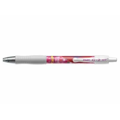 Długopis żelowy, G2 Mika Medium, różowy, kolor różowy