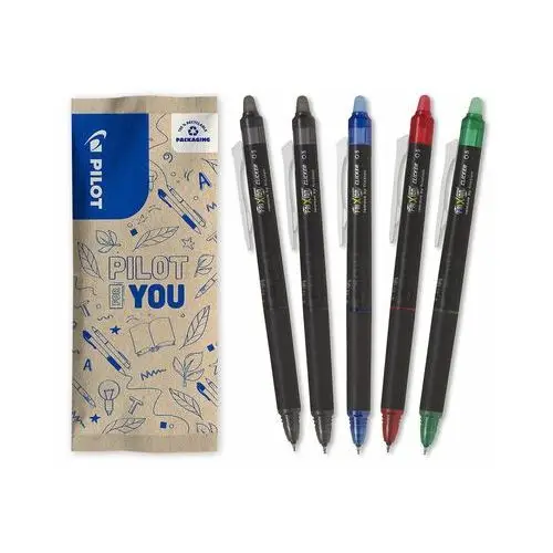 Pilot Zestaw 5x frixion point clicker 0,5 mix