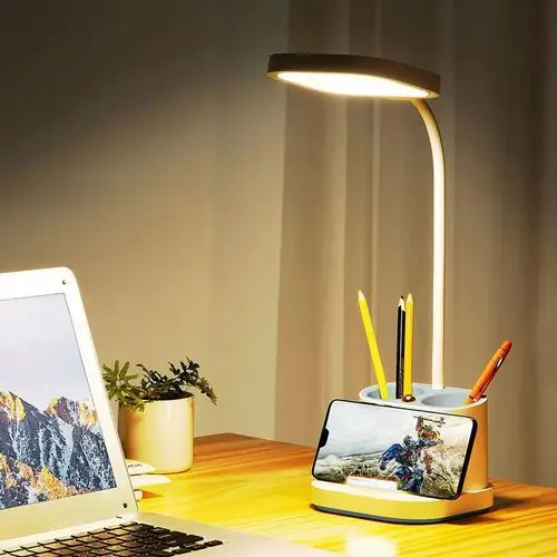 Lampka Biurkowa Led Platinet Pen Holder Biala 4W (45777)