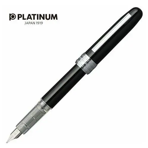 Platinum Pióro wieczne plaisir black, f, czarne