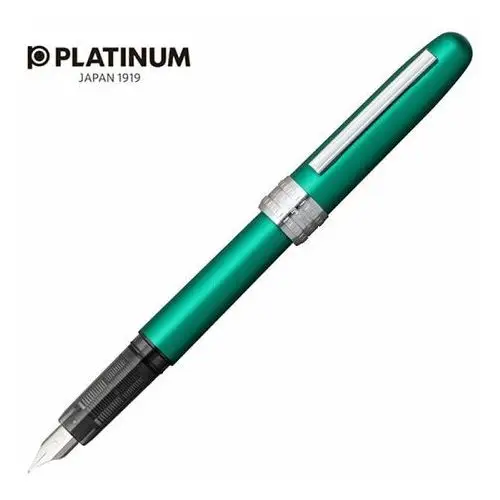 Platinum, Pióro wieczne Plaisir Teal Green, M, Zielony matowy