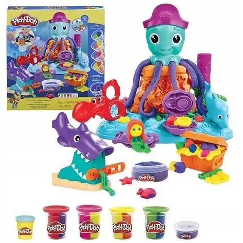 Play-doh Ciastolina Ośmiornica I Przyjaciele 6 Tub Akcesoria F4283