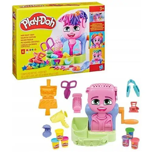 Play-doh Ciastolina Salon fryzjerski Zestaw z akcesoriami F8807