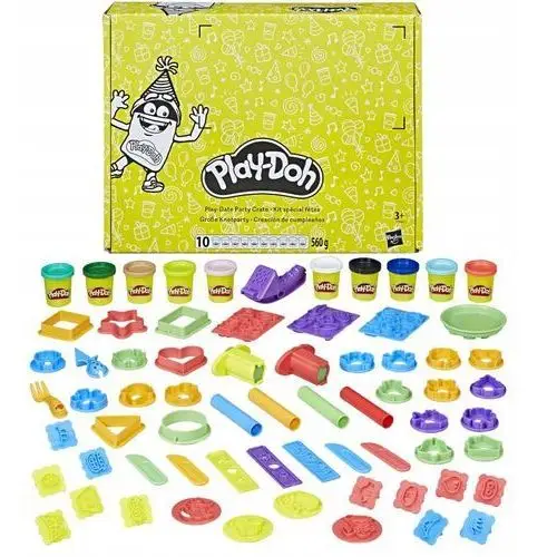 Play-doh Ciastolina Zestaw Imprezowa Mata 10 Tub 40 Akcesoriów