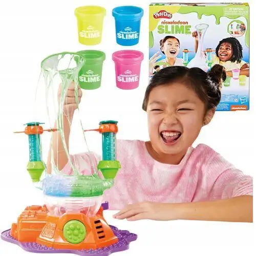 Play-doh Zestaw Ciastoliny Slime Duże Laboratorium Bubble Bańki 4 Tuby