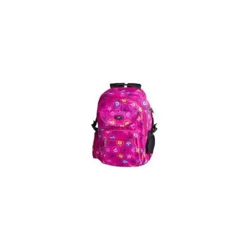 Plecak szkolno-sportowy różowy, kolor różowy