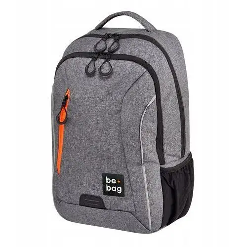 Plecak szkolny be.bag be.urban Grey Melang Herlitz, kolor szary