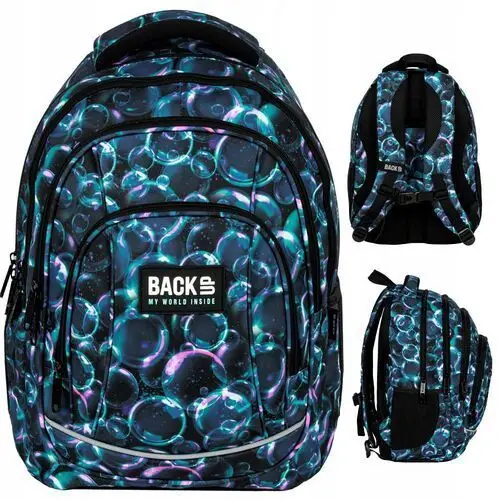 Plecak Szkolny Młodzieżowy dla dziewczyny Backup A04 Bubble Bańki Derform